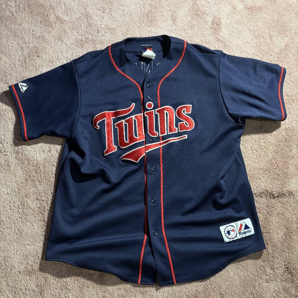 Vintage Made In USA Majestic Justin Morneau Twins Jersey‎